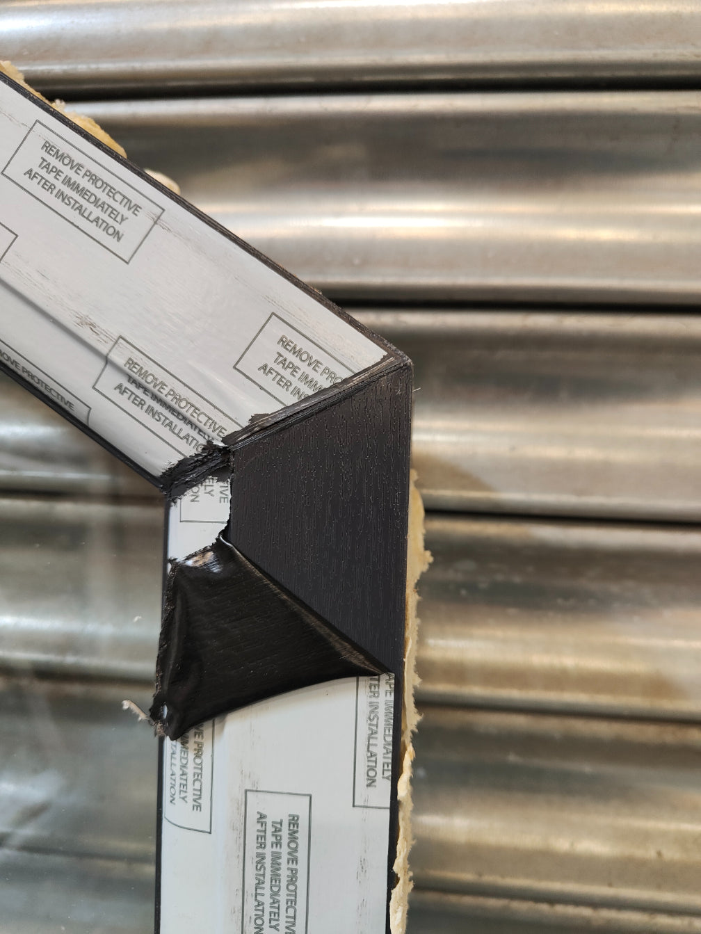 Double Glazed Angled Window - Anthracite - 1980 x 680mm