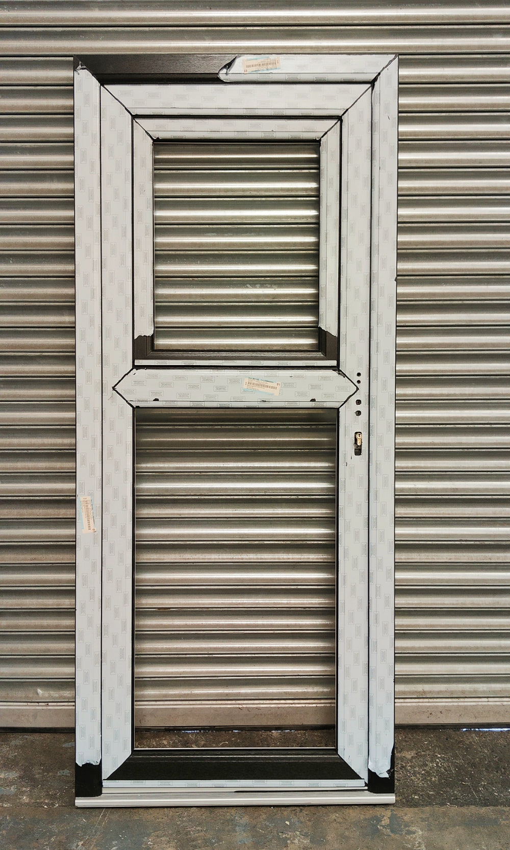 Palladio Door with Top Opening - Bog Oak - 860 x 2005mm