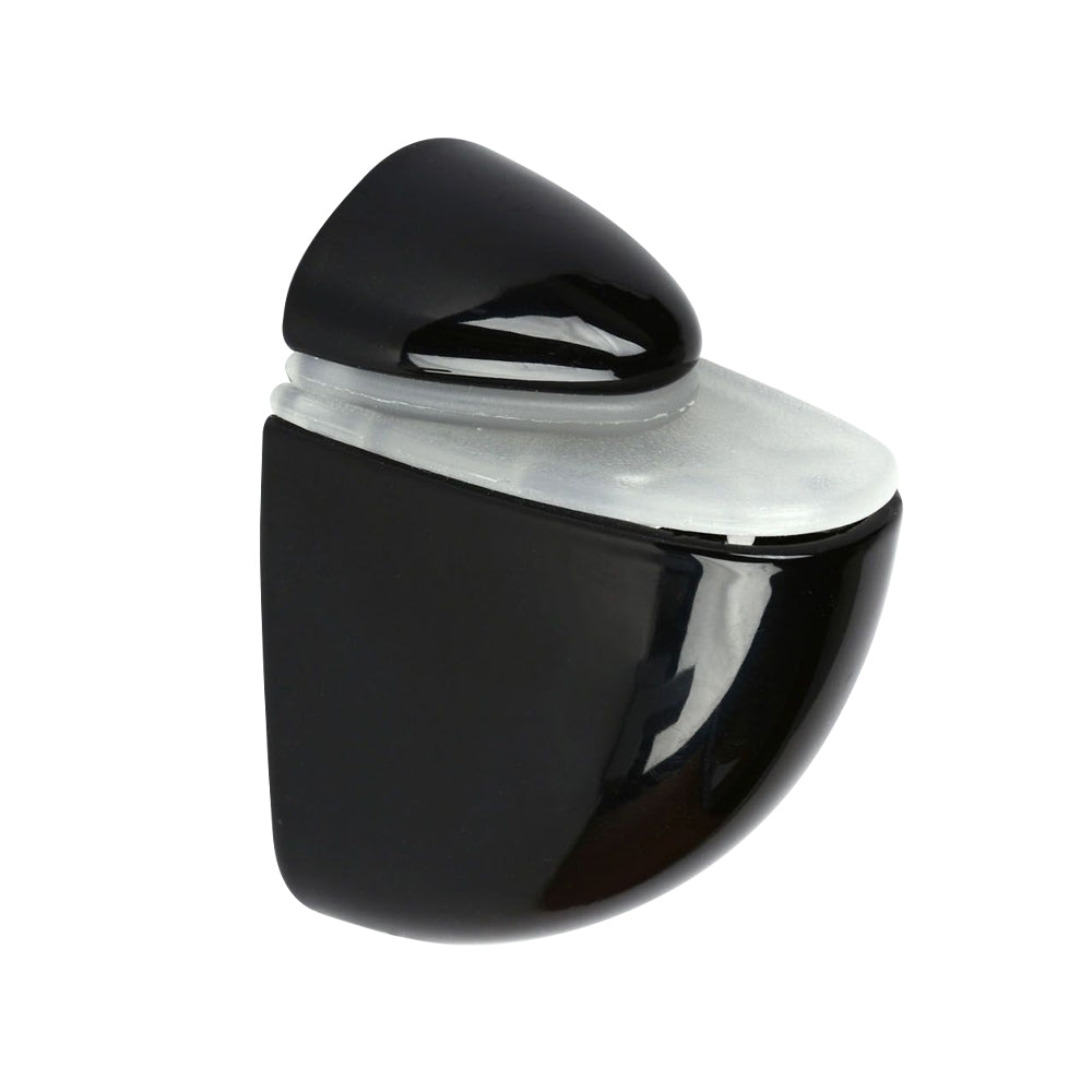 Glass Shelf Bracket Black