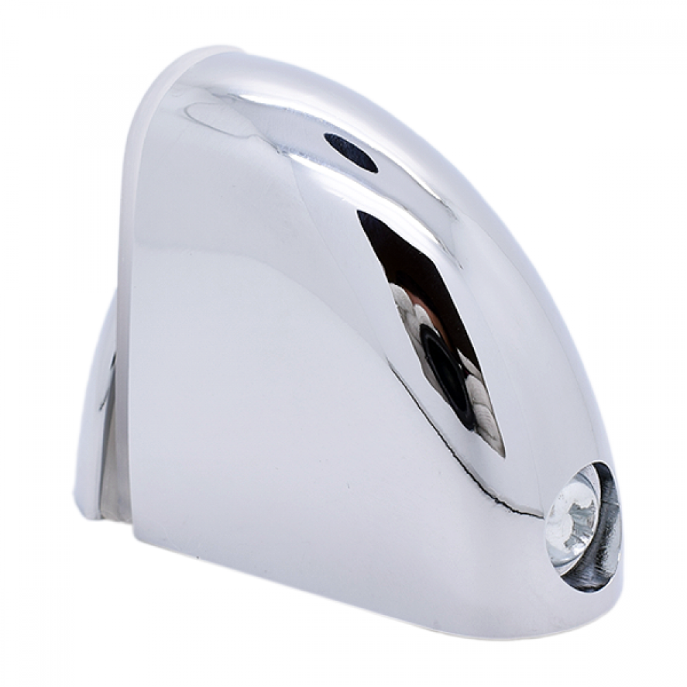 Mini Glass Shelf Brackets Chrome - Pack of 2