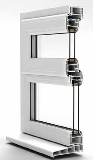 Elite 70 Casement Window (White) 1500 x 1200mm
