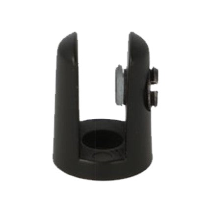 Glass Shelf Support - Black - 4-6mm Glass
