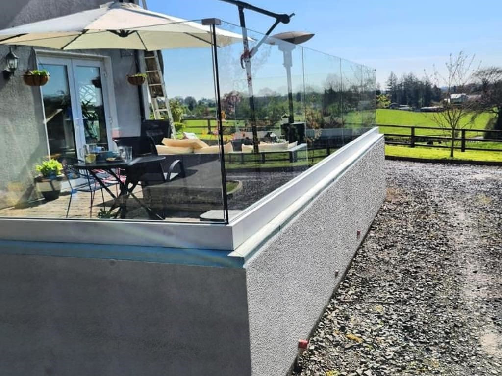 Crystal View Balustrade 12mm Toughened and Polished Clear Glass