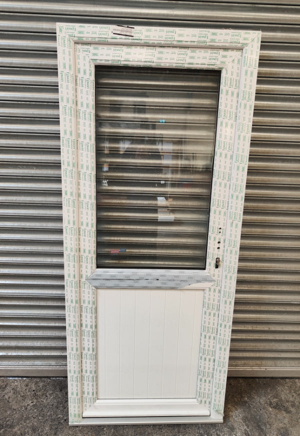 uPVC Exterior Door (White) 870 x 2060mm