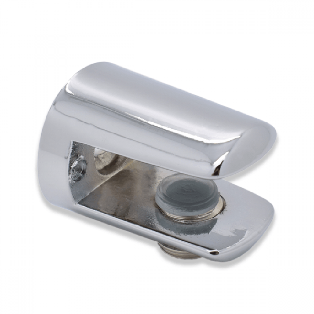 Glass Shelf Supports - Chrome - Pair - 4-6mm Glass – GlassOnline